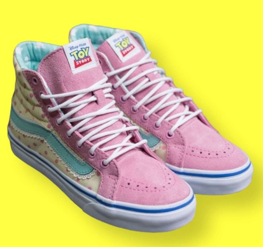 VANS SK8-HI Slim Toy Story Bo Peep White Sneakers